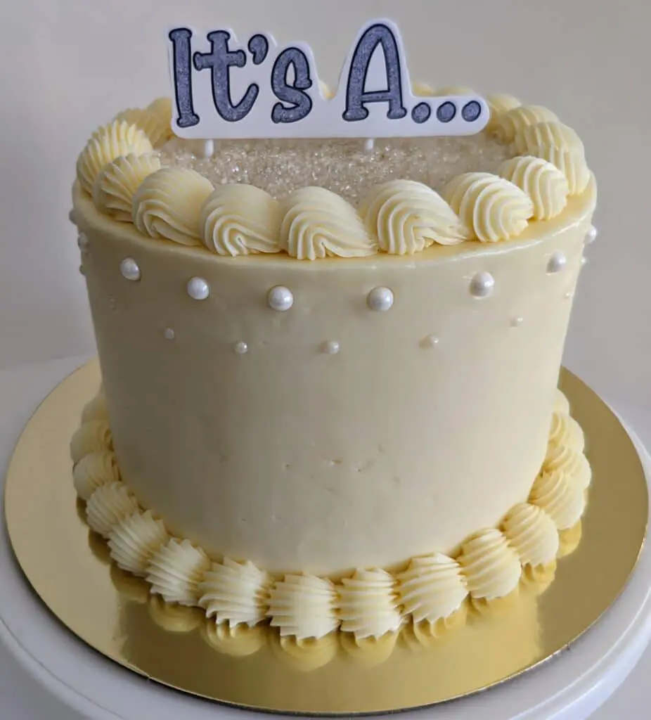 Gender Reveal Cake - Its A...