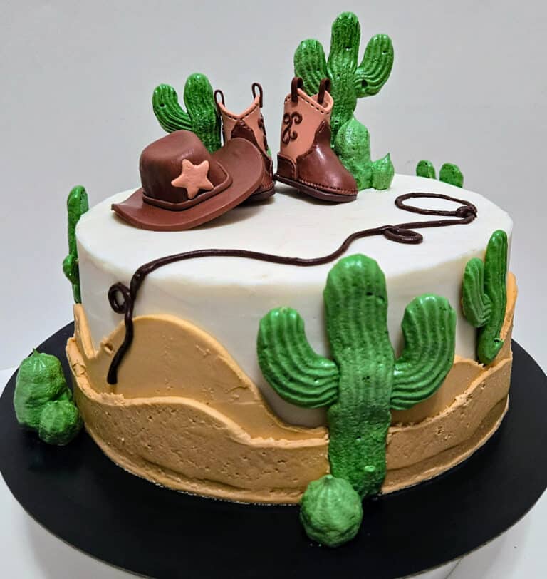 Cowboy Birthday Cake